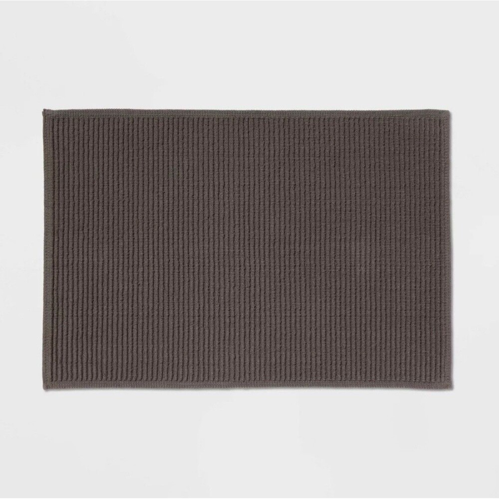 20"x30" Performance Plus Bath Rug Dark Gray - Threshold